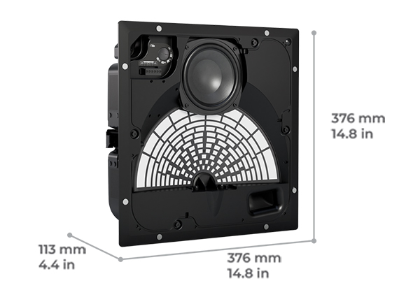 EdgeMax LP 揚(yáng)聲器尺寸